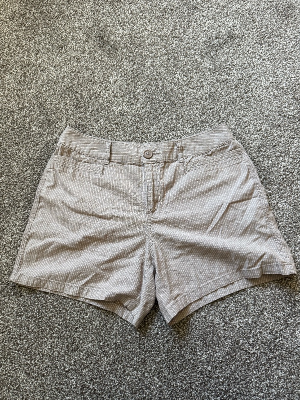 Tan Striped St. John’s Bay Women’s Shorts